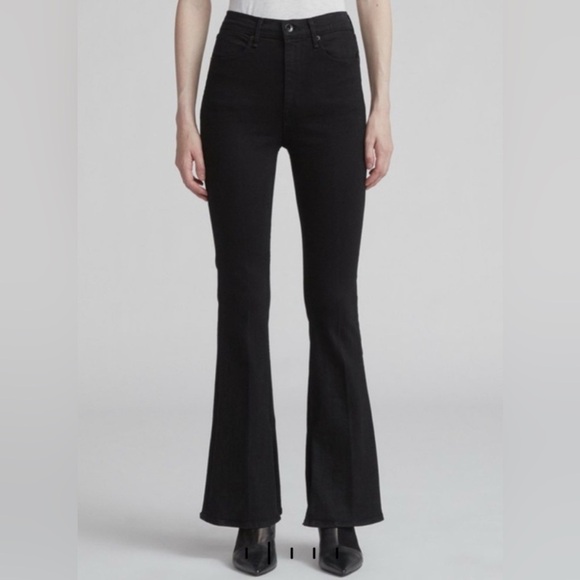 NWT Rag & Bone Bella Flare with Slit Jeans size 27 - Picture 5 of 12